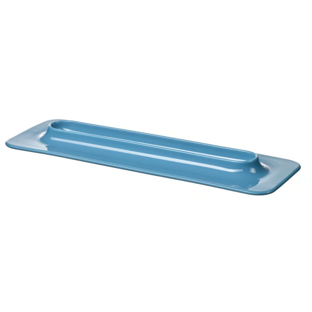 IKEA VINTERFINT Serving Plate, Blue, 15 ½x5"